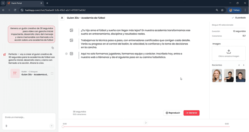 Transforma tus ideas en guiones que funcionan