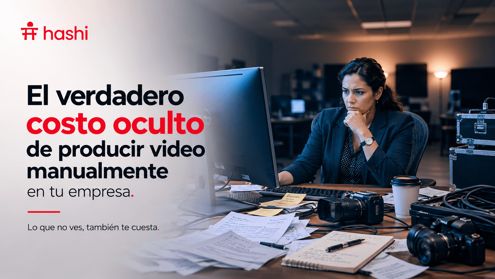 El verdadero costo oculto de producir video manualmente en tu empresa